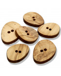 Wood Button 21008