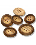Wood Button 21009