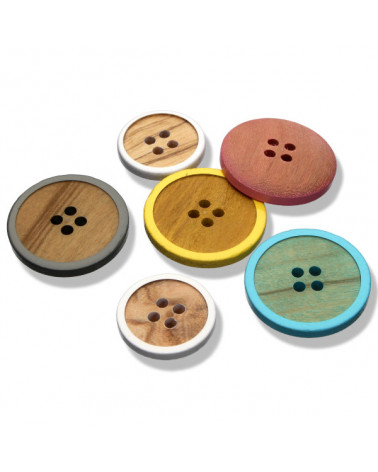 Wood Button 22012