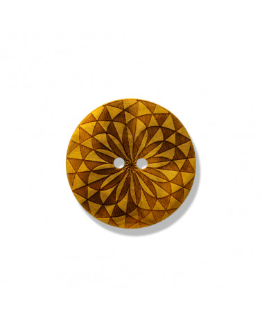 Wood Button 25027