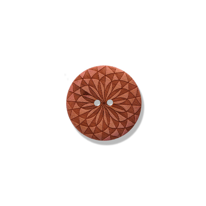 Wood Button 25027