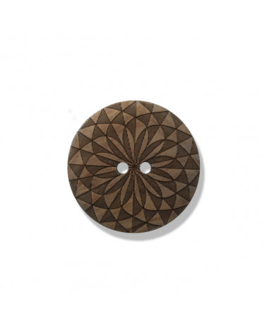 Wood Button 25027