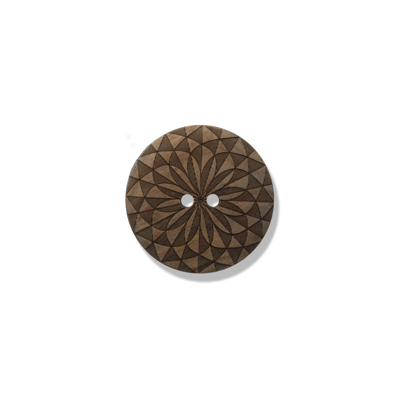 Wood Button 25027