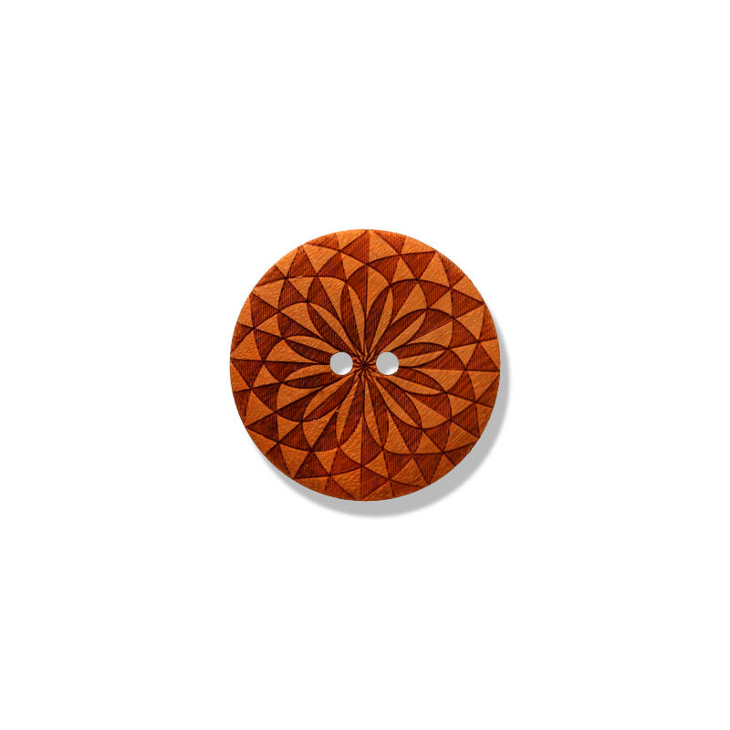 Wood Button 25027