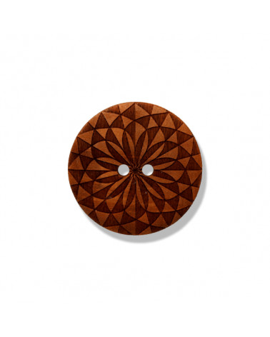 Wood Button 25027