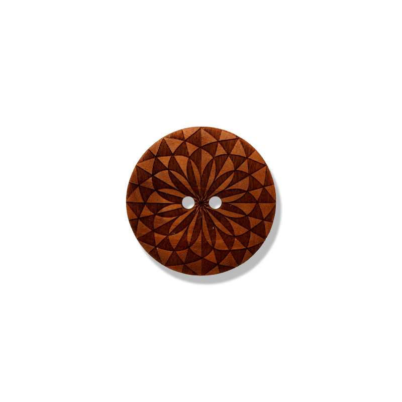 Wood Button 25027