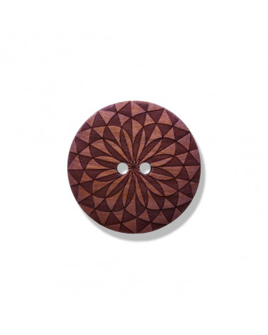 Wood Button 25027