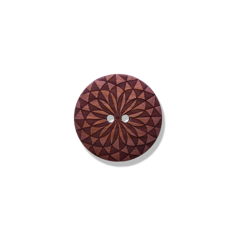 Wood Button 25027
