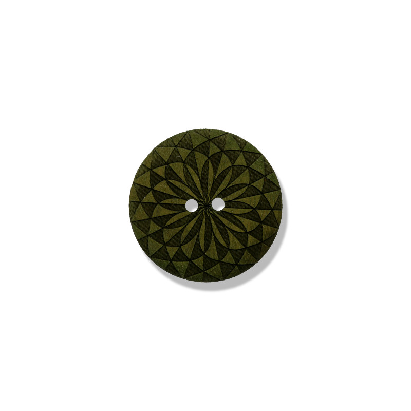 Wood Button 25027