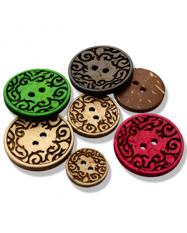 Kokosnussknopf 26014