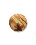 Real Wood Button 26008