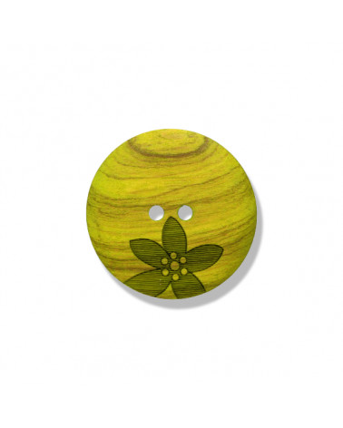 Real Wood Button 26008