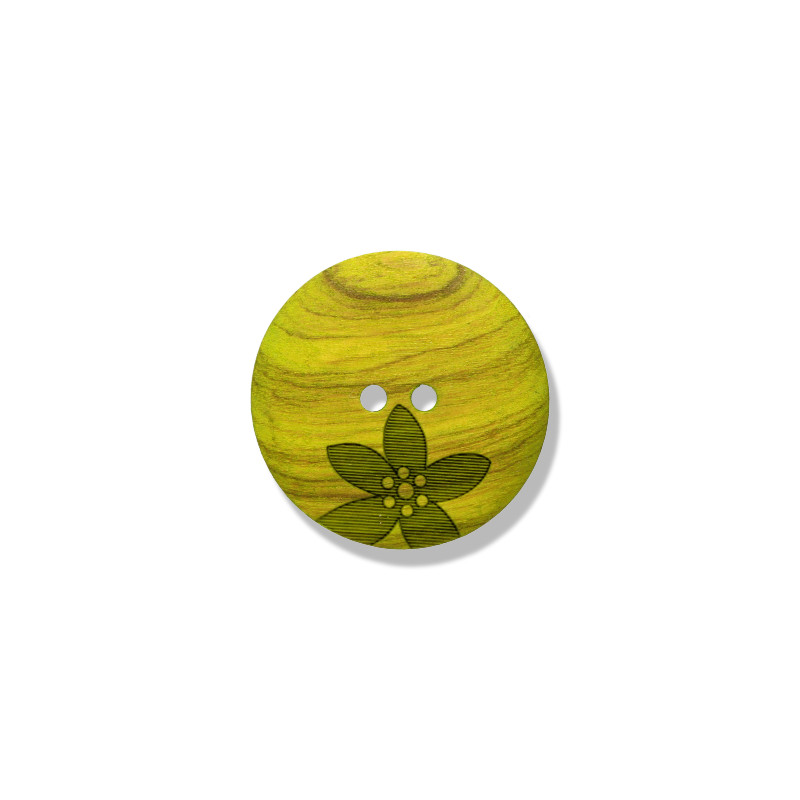 Real Wood Button 26008