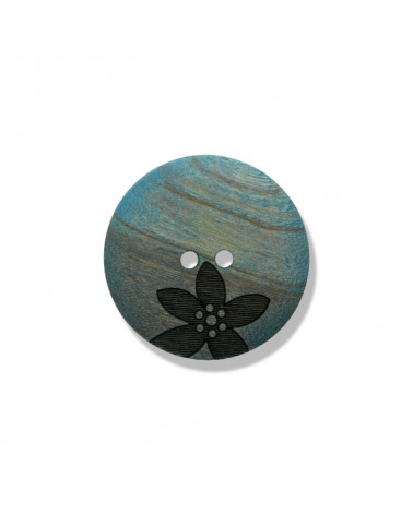 Real Wood Button 26008