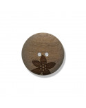 Real Wood Button 26008