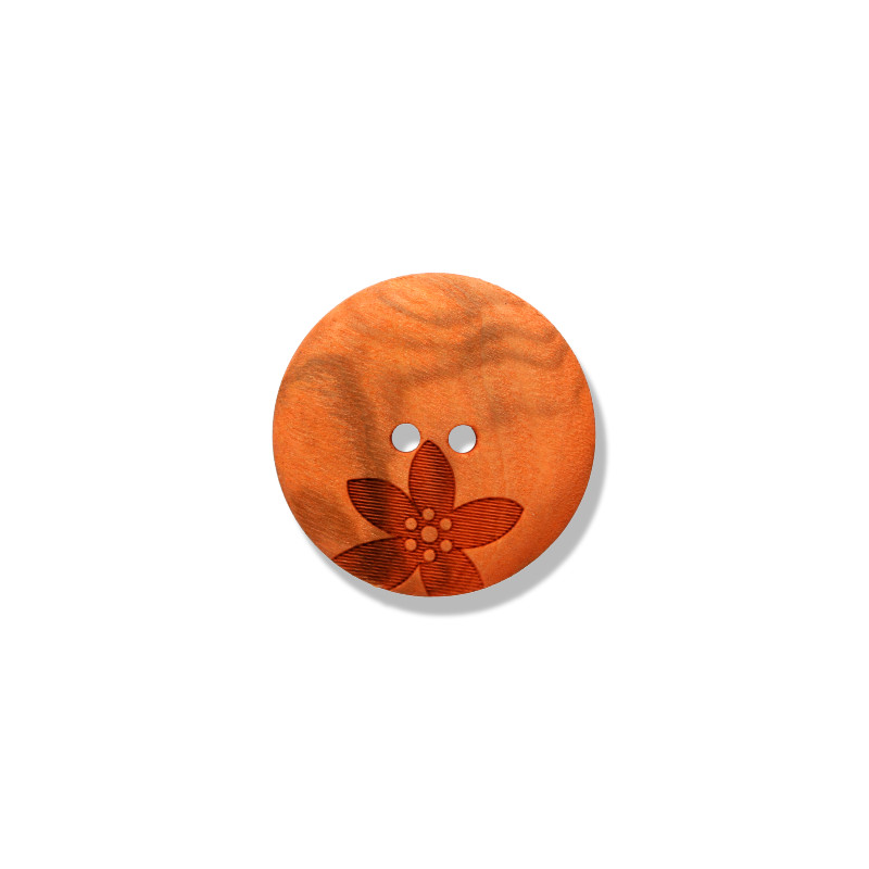 Real Wood Button 26008