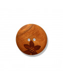 Real Wood Button 26008