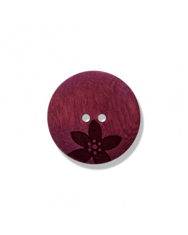 Real Wood Button 26008