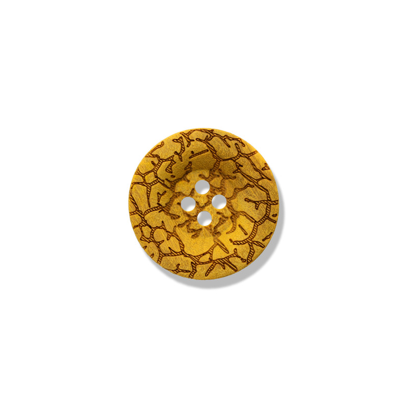 Real Wood Button 26042