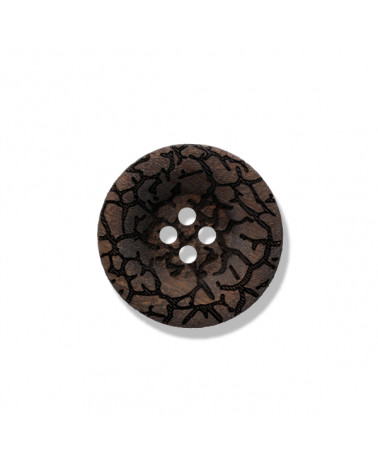 Real Wood Button 26042