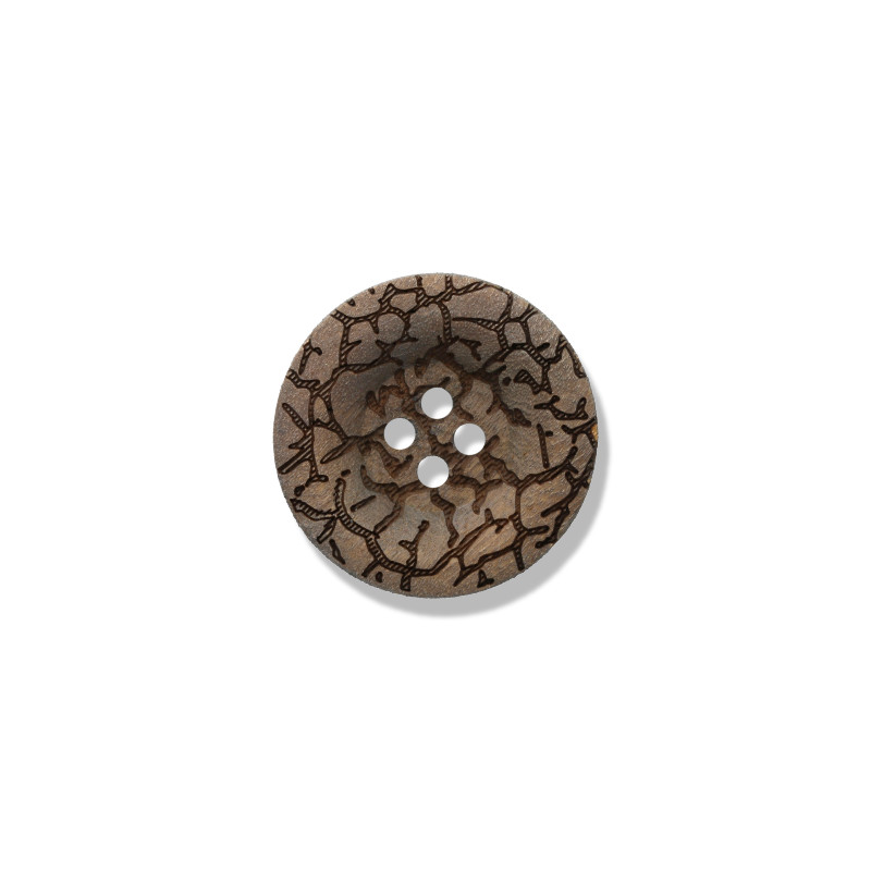 Real Wood Button 26042
