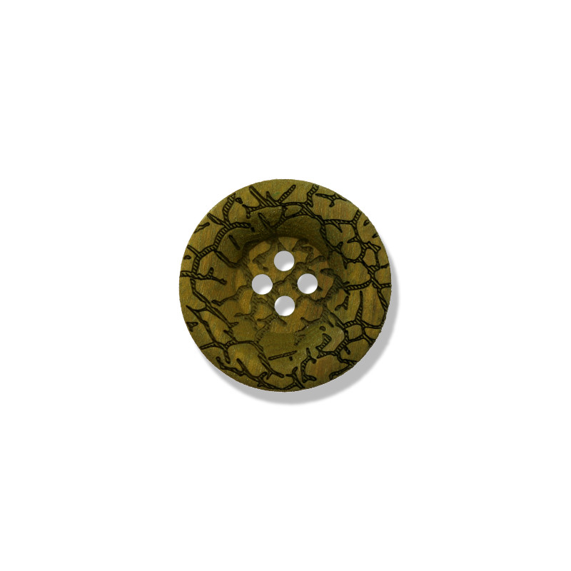 Real Wood Button 26042